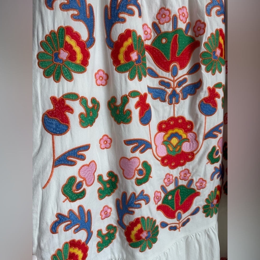 J. Marie Landon Midi Embroidered Dress - Picture 4 of 9